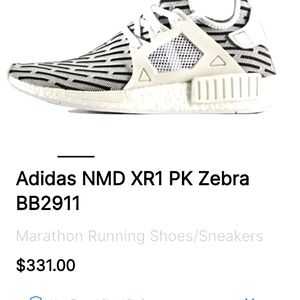 Mens ADIDAS NMD-XR1..PK ZEBRA BB2911